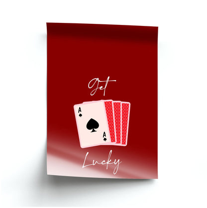 Get Lucky Set Of Cards Poster