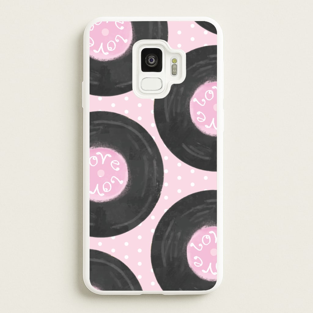 Thrifted Vinyl Polka Pattern Galaxy S9 Case