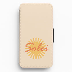 Abstract Sun Solei Flip / Wallet Phone Case