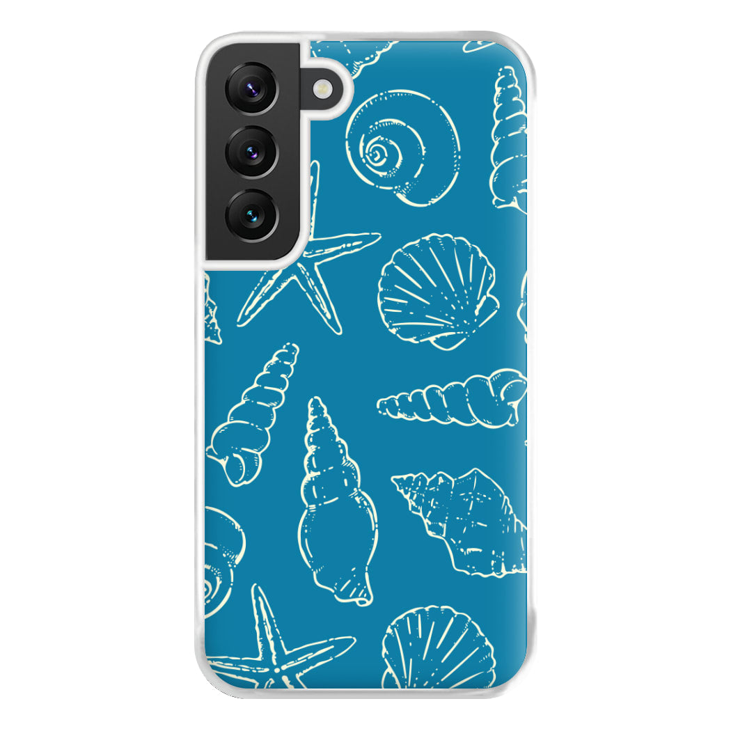 Sketched Shells Pattern Galaxy S22 Plus Case