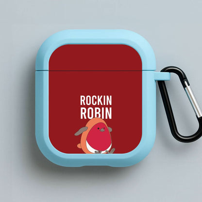 Rockin Robin Plush Blue AirPods Case