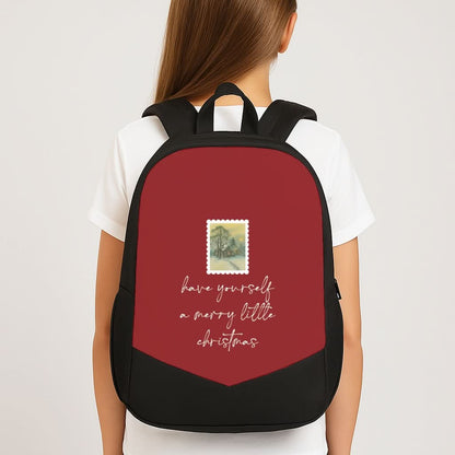 A Merry Little Christmas Stamp School Bag