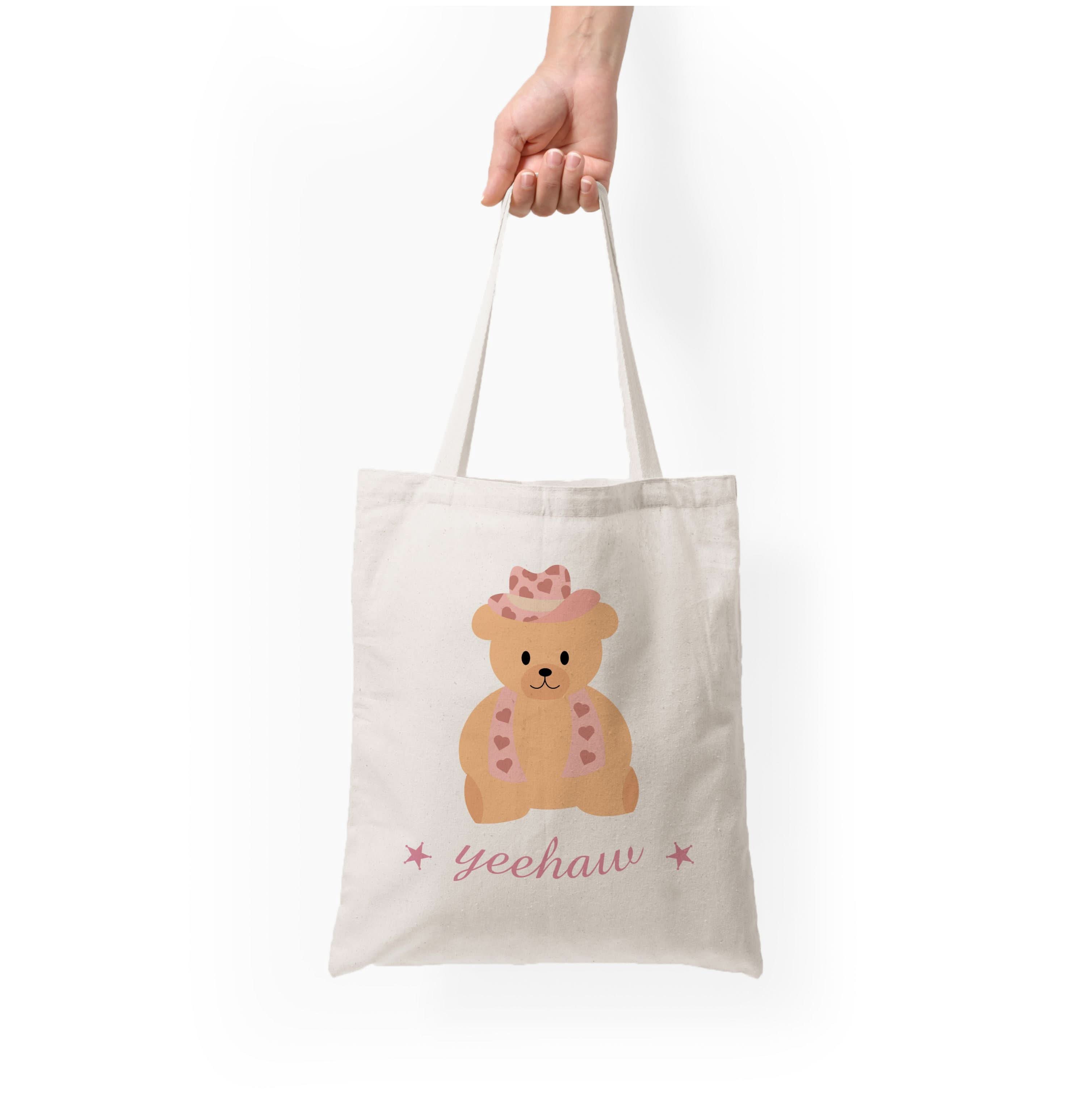Yeehaw Teddy Bear Tote Bag