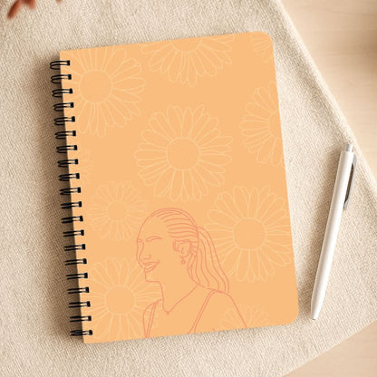 Belly And Daisies Outline Notepad