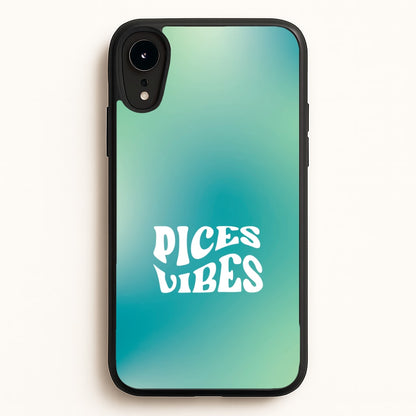 Pices Vibes Gradient Zodiac iPhone XR Case