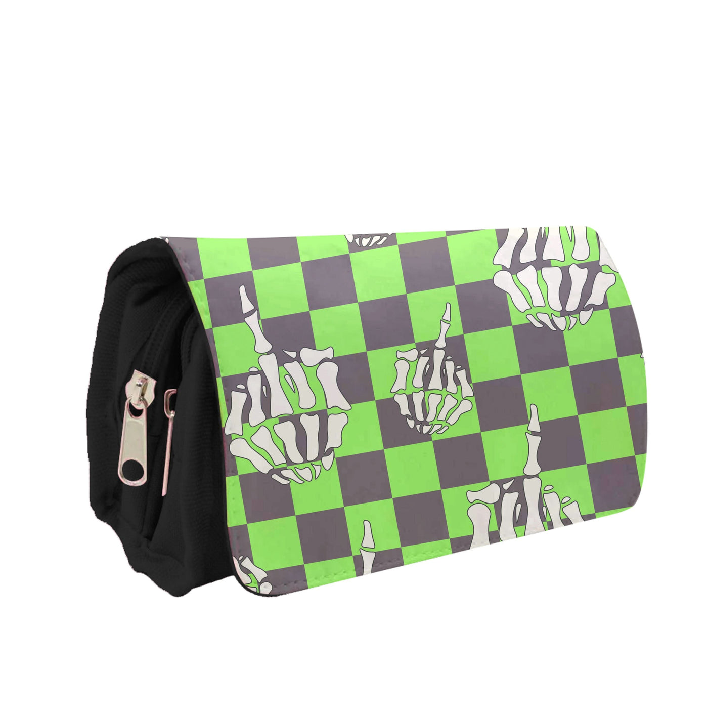 Green Middle Finger Pencil Case