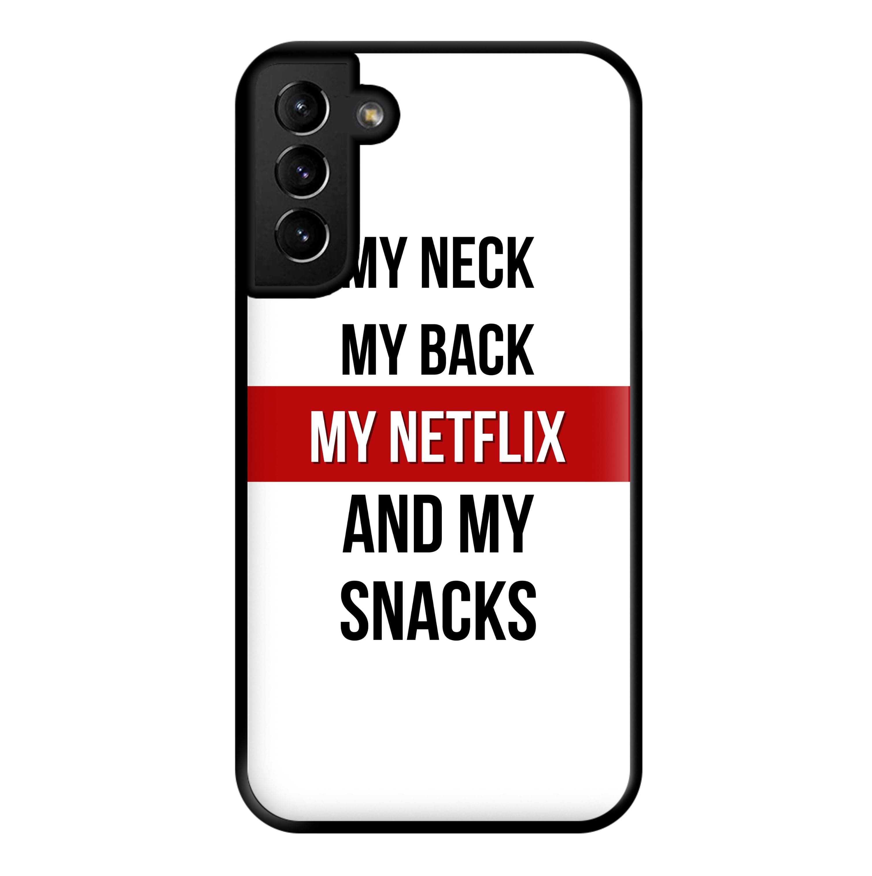 My Netflix & My Snacks Phone Case