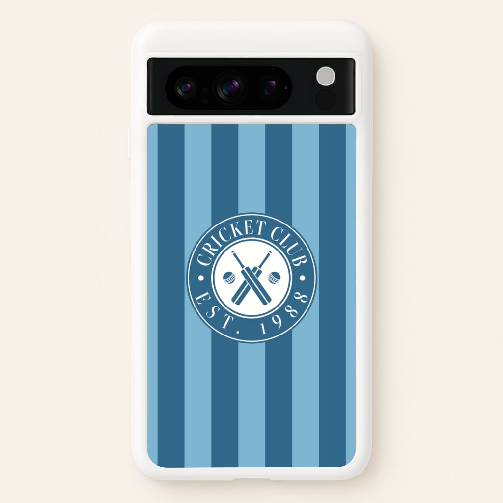 Stripey Cricket Badge Google Pixel 8 Pro Case