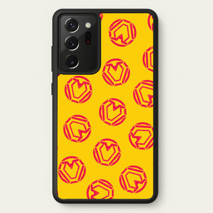 Metal Heart Pattern Galaxy Note 20 Ultra Case