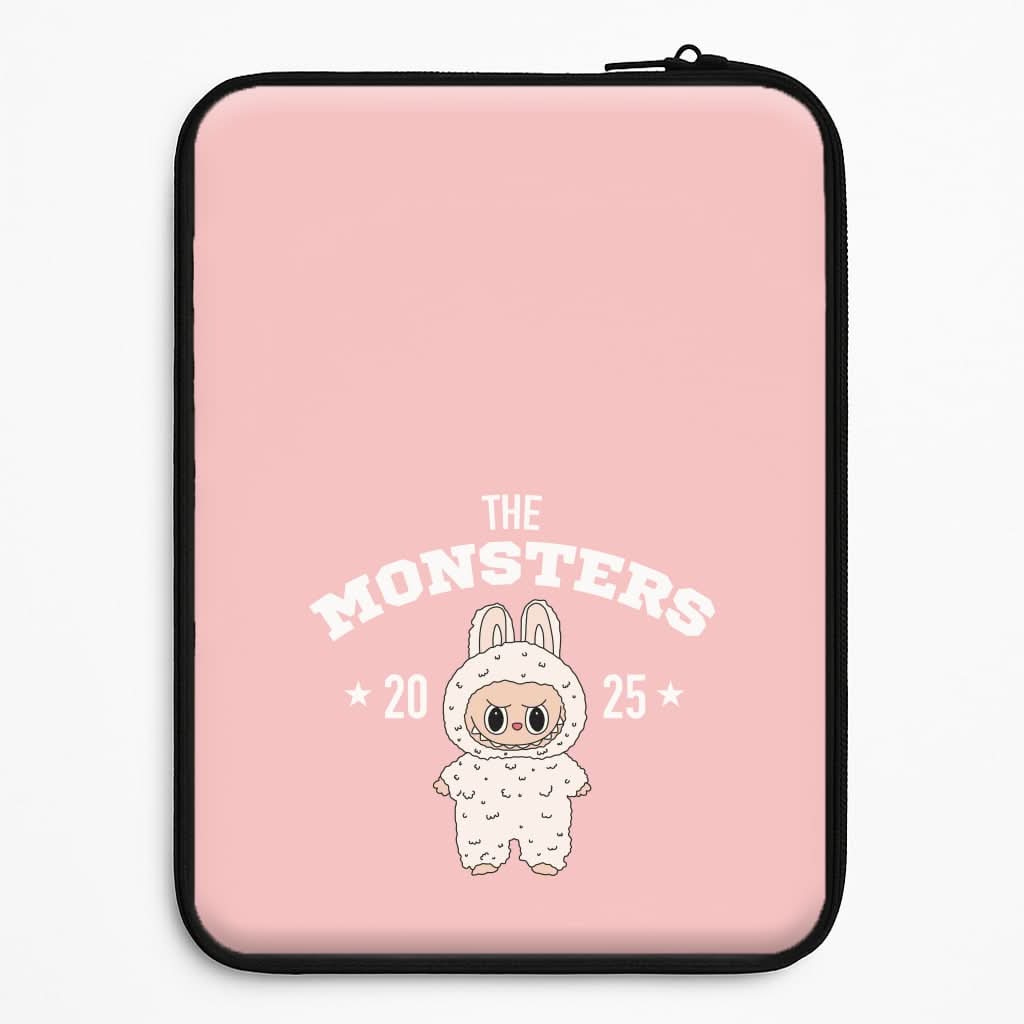Cute Monster 2025 Pink Laptop Sleeve