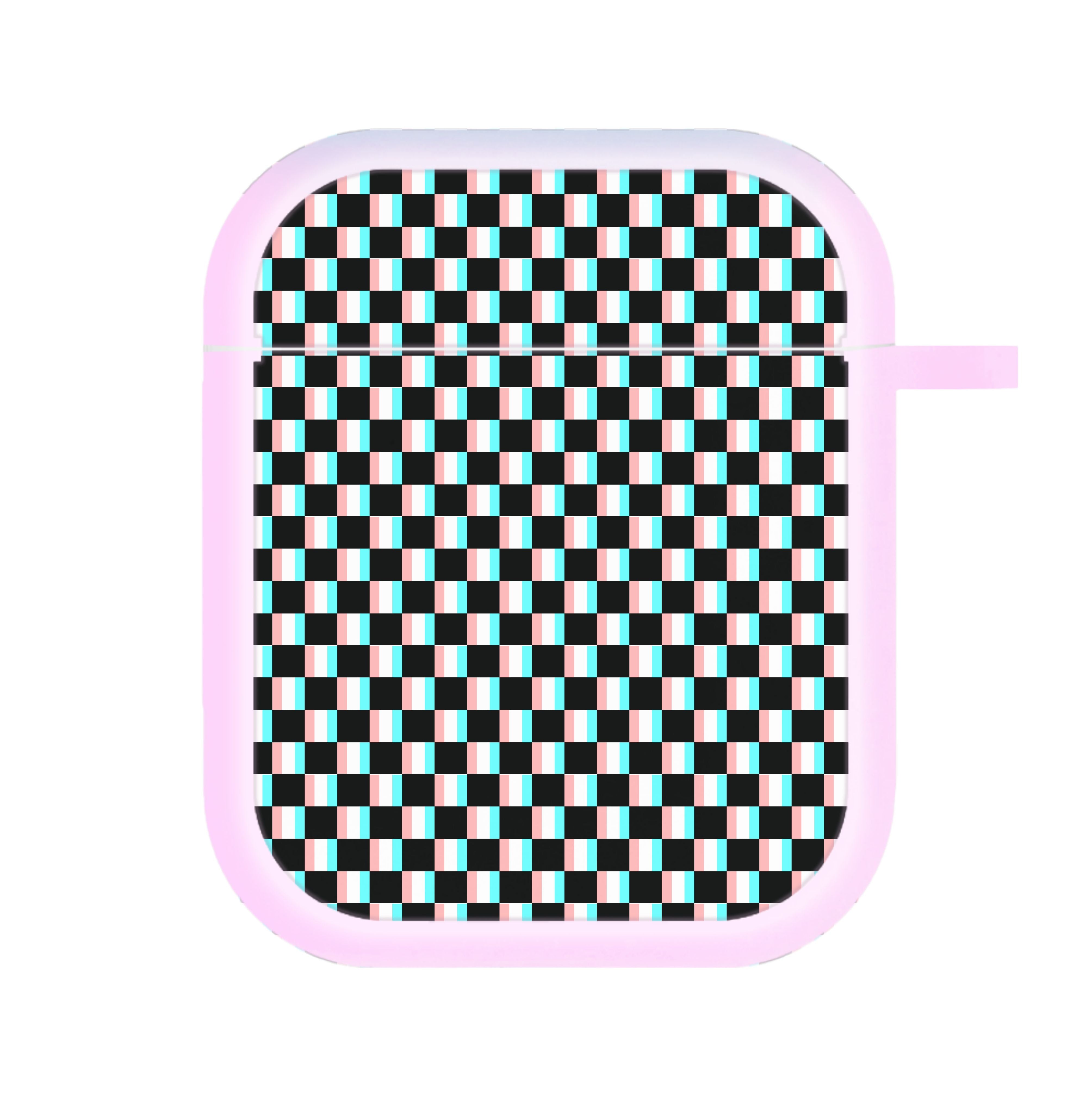 3D Squares - Trippy Patterns AirPods Case