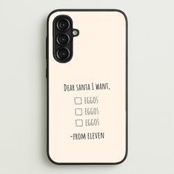 Eleven's Christmas List Galaxy A16 Case