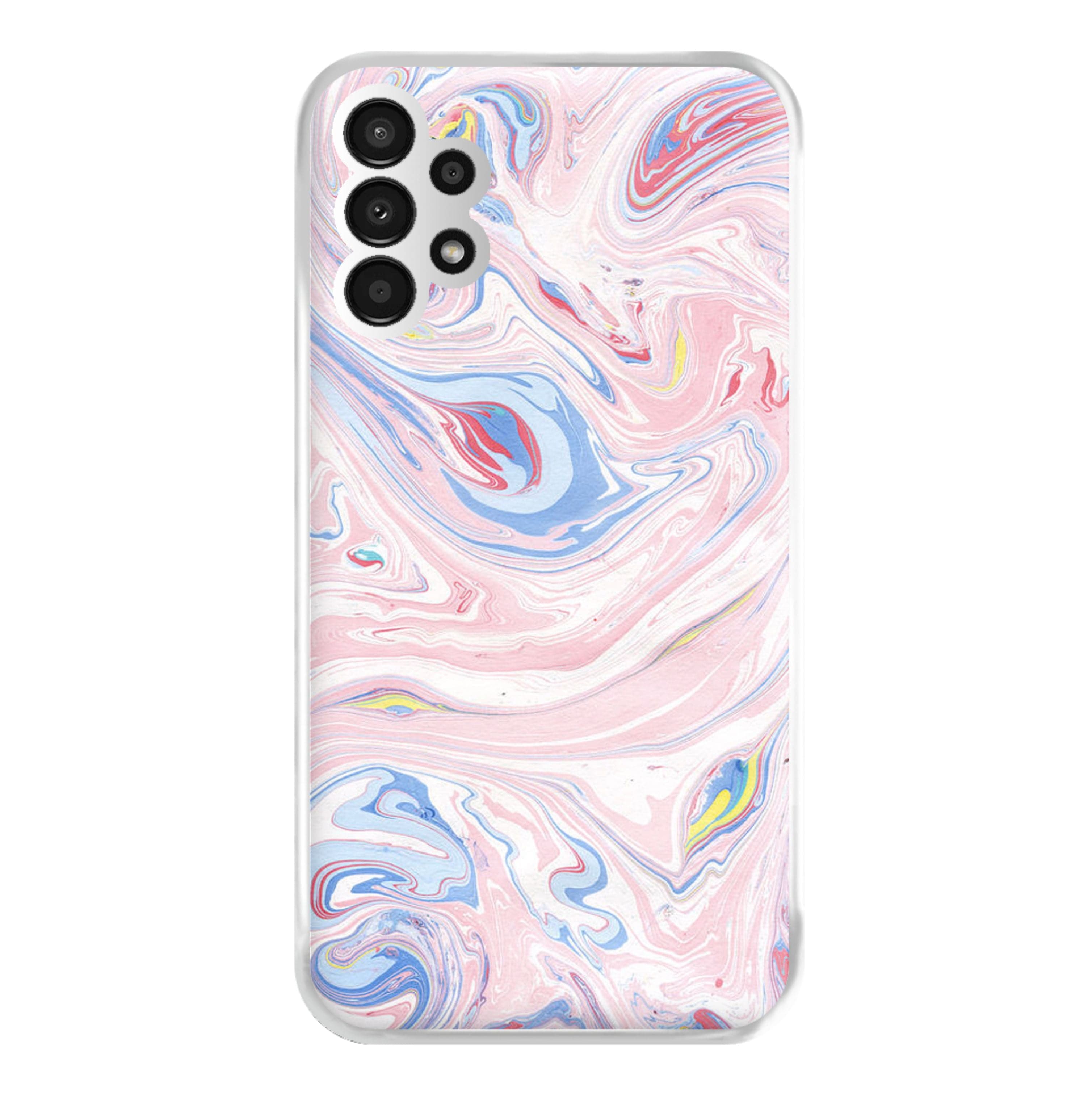 Pink Marble Swirl Phone Case