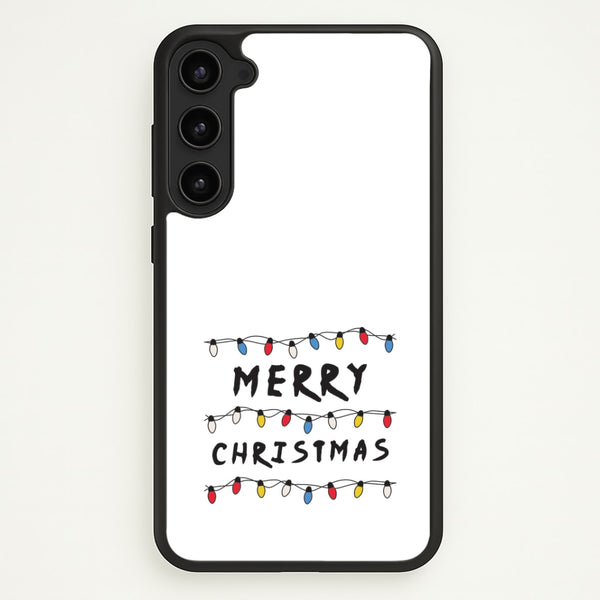 Merry Christmas String Lights Galaxy S23 Case