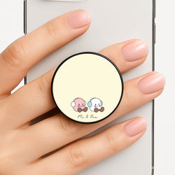 Cute Christmas Marshmellow Plushies Phone Grip