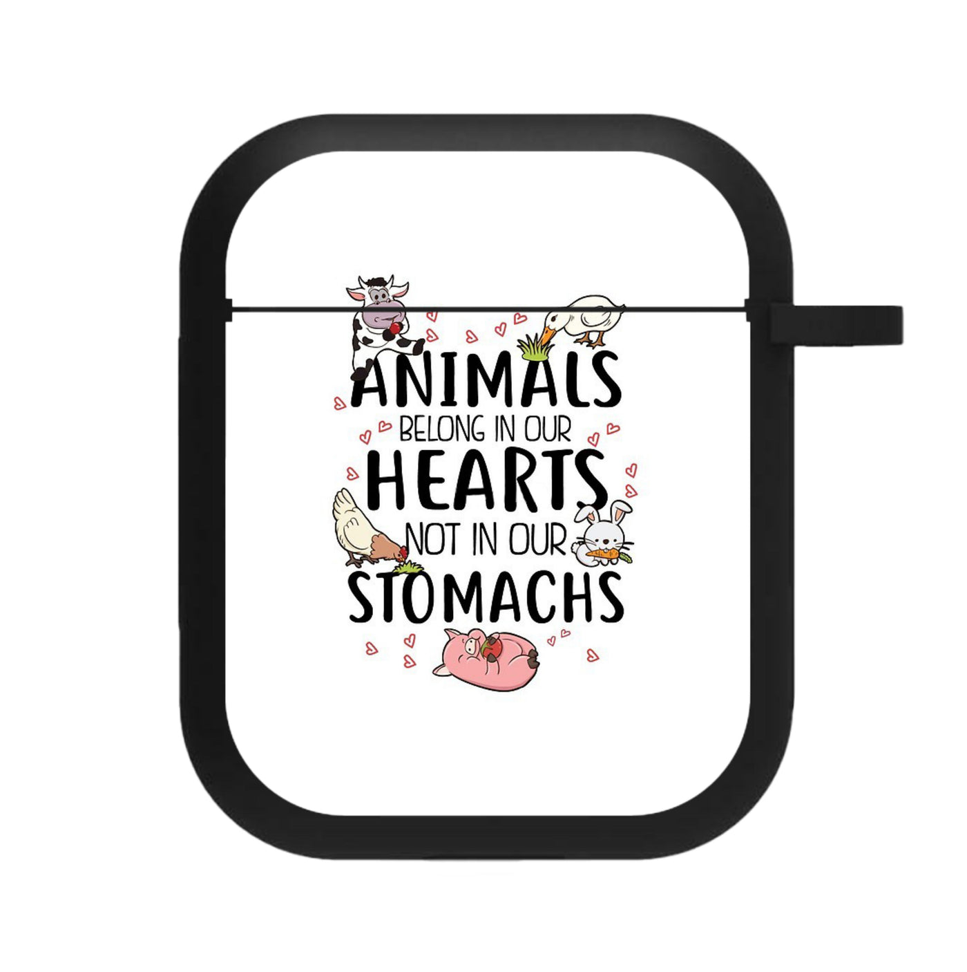 Animals Belong In Our Hearts - Vegan AirPods Case