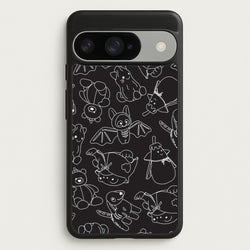Halloween Plushies Pattern II - Halloween Google Pixel 10 / 10 Pro Case