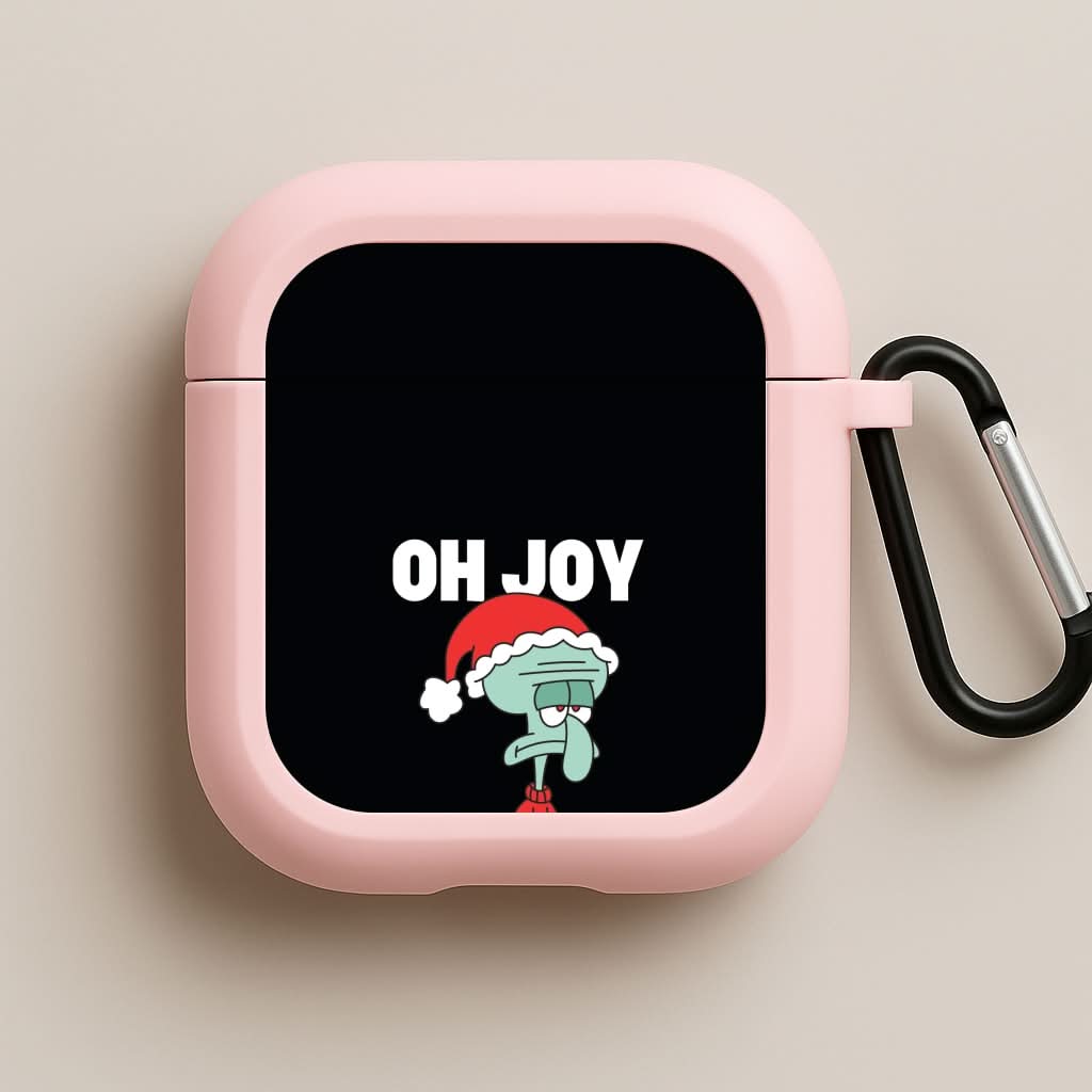 Oh Joy Cartoon Squid Pink AirPods Case