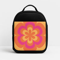 Sunset Trippy Flower Pattern Lunchbox