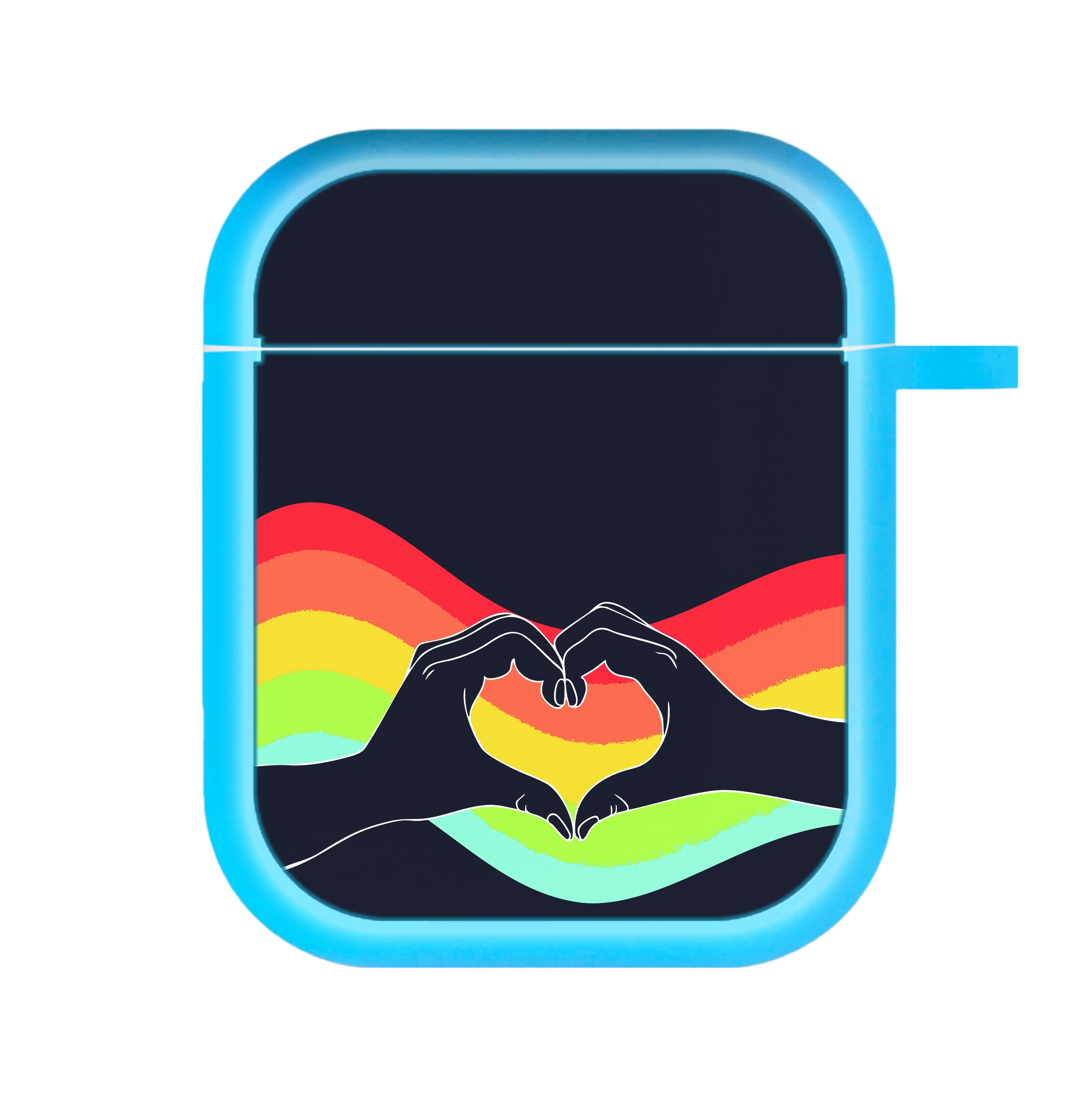 Rainbow Heart AirPods Case