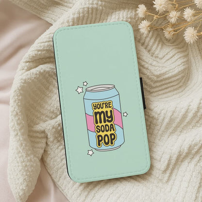 My Soda Can Leather Phone Case