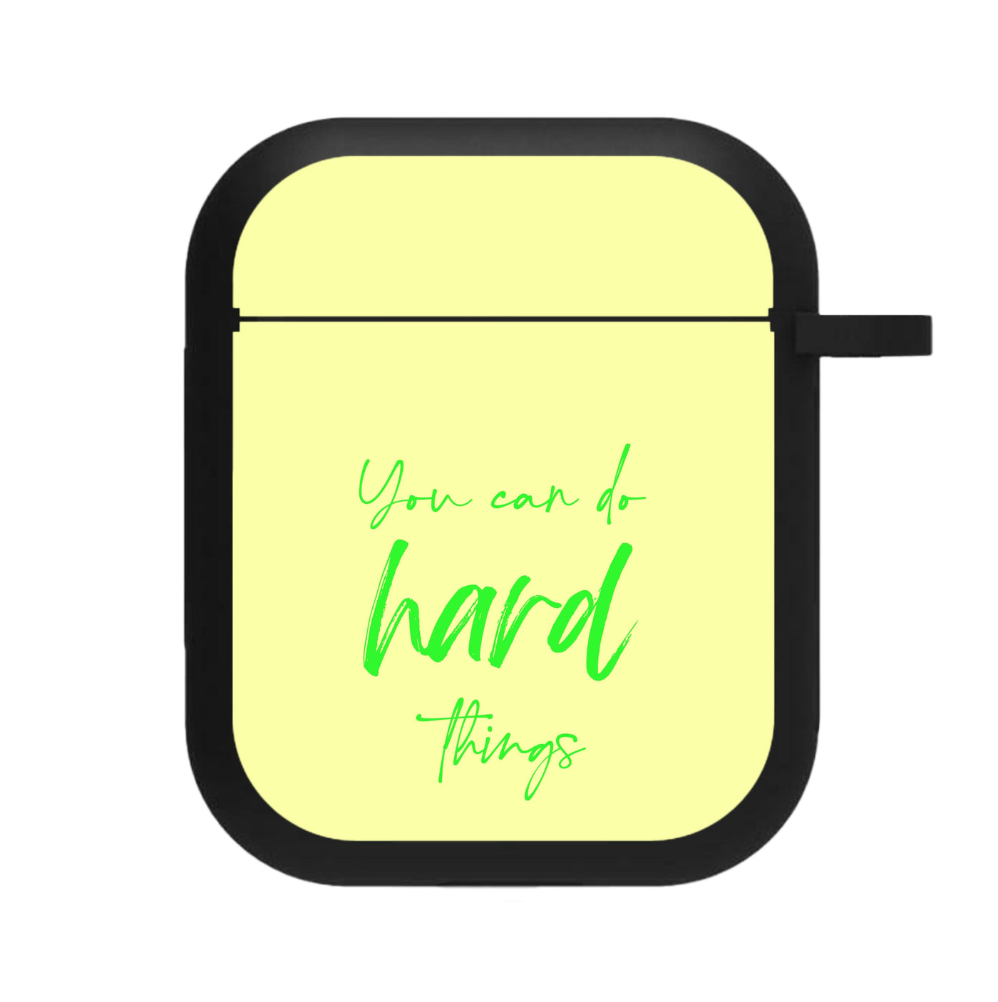 You Can Do Hard Things - Aesthetic Quote AirPods Case