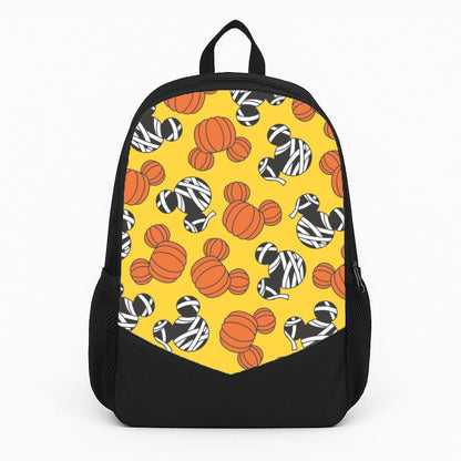 Pumpkin And Mummy Mouse Pattern Backpack