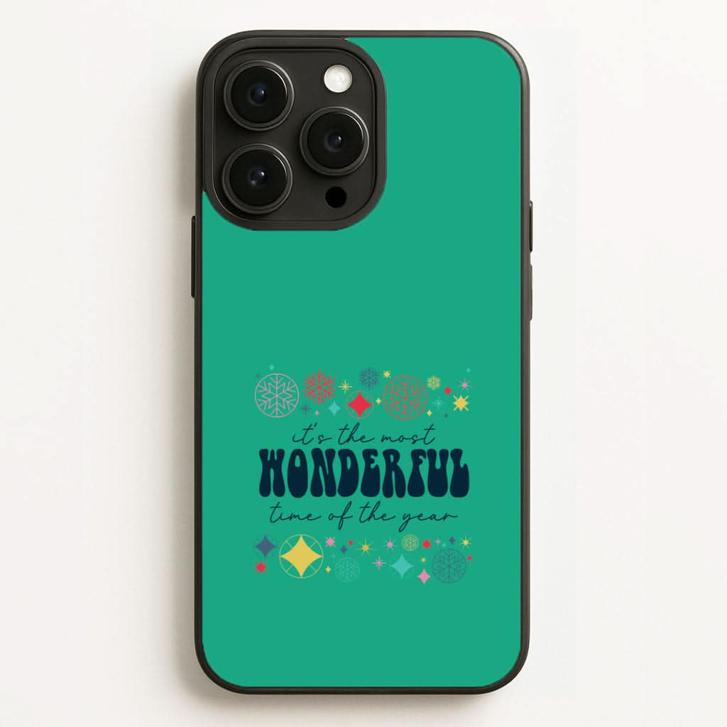 The Most Wonderful Time Of The Year Geometric Phone Case for Apple iPhone, Samsung Galaxy, Huawei and Google Pixel