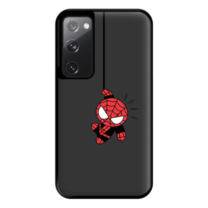 Gray Hanging Spider Hero Galaxy S20FE Case