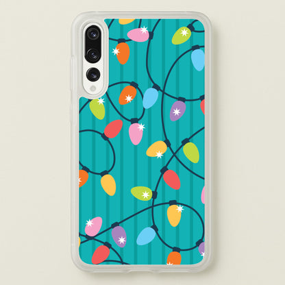 Funky Christmas Lights Pattern Huawei P20 Pro Case