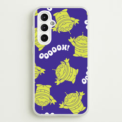 Toy Aliens Silhouette Pattern Galaxy A14 Case