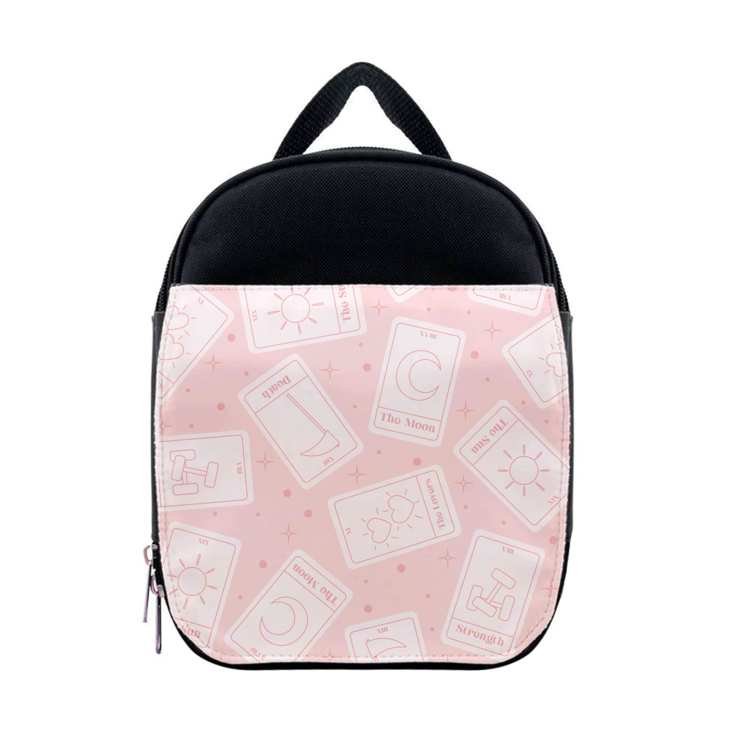 Pastel Pink Tarot Cards Pattern Lunchbox