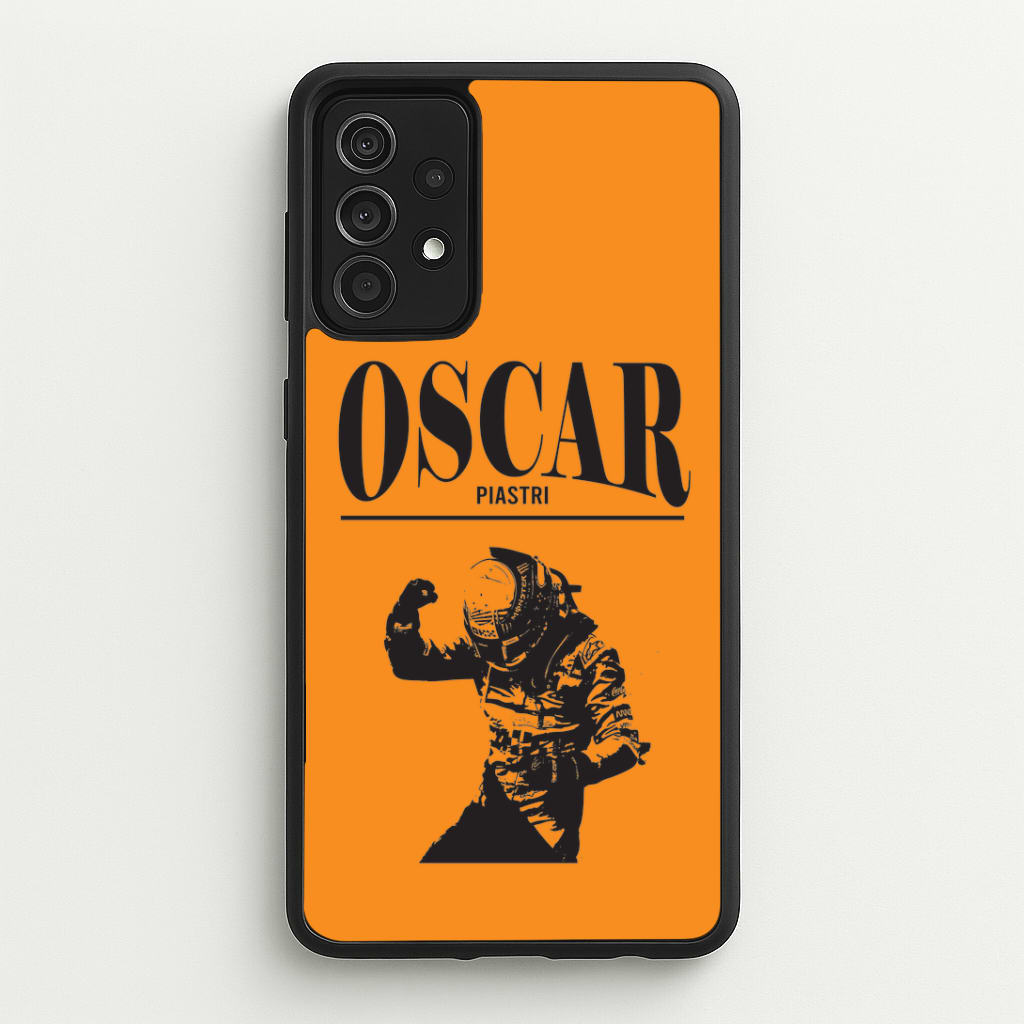 Oscar Orange And Black Galaxy A52 / A52s Case