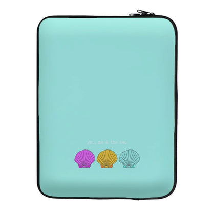 You, Me And The Sea - Seashells Laptop Sleeve