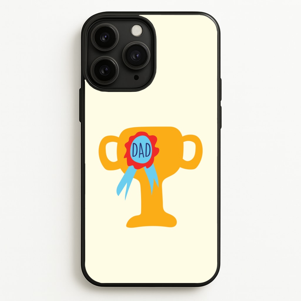 Cartoon Dad Trophy iPhone 11 Pro Case