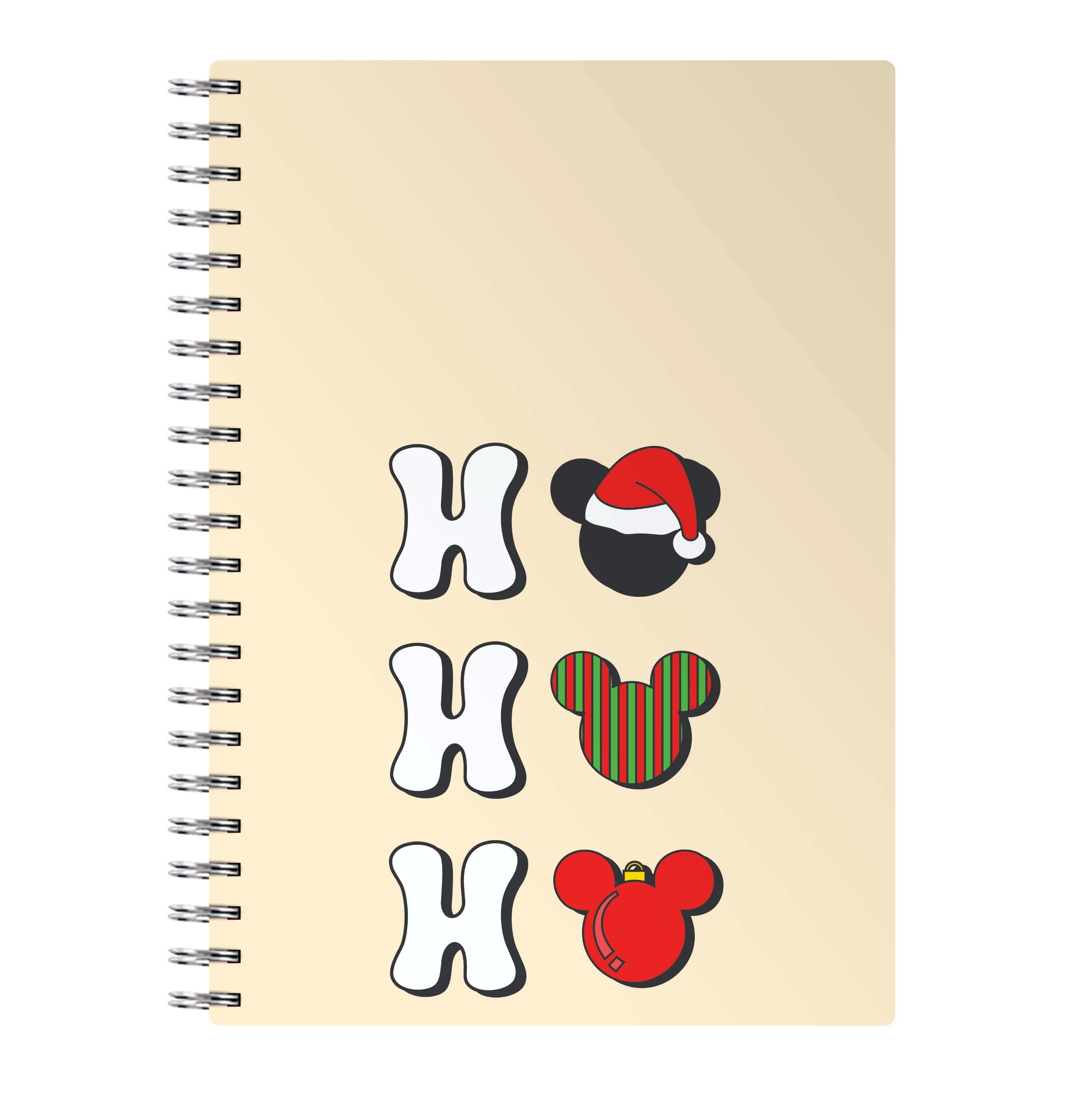 Ho Ho Ho Mickey Notebook