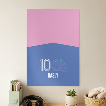 Gasly Helmet 2026 Poster