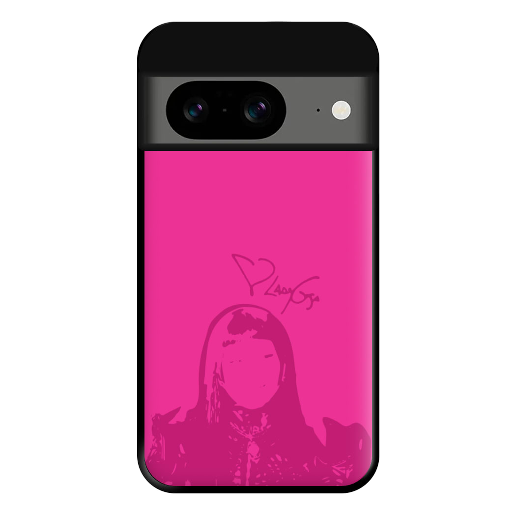 Pink Gaga Silhouette  Google Pixel 8a Case