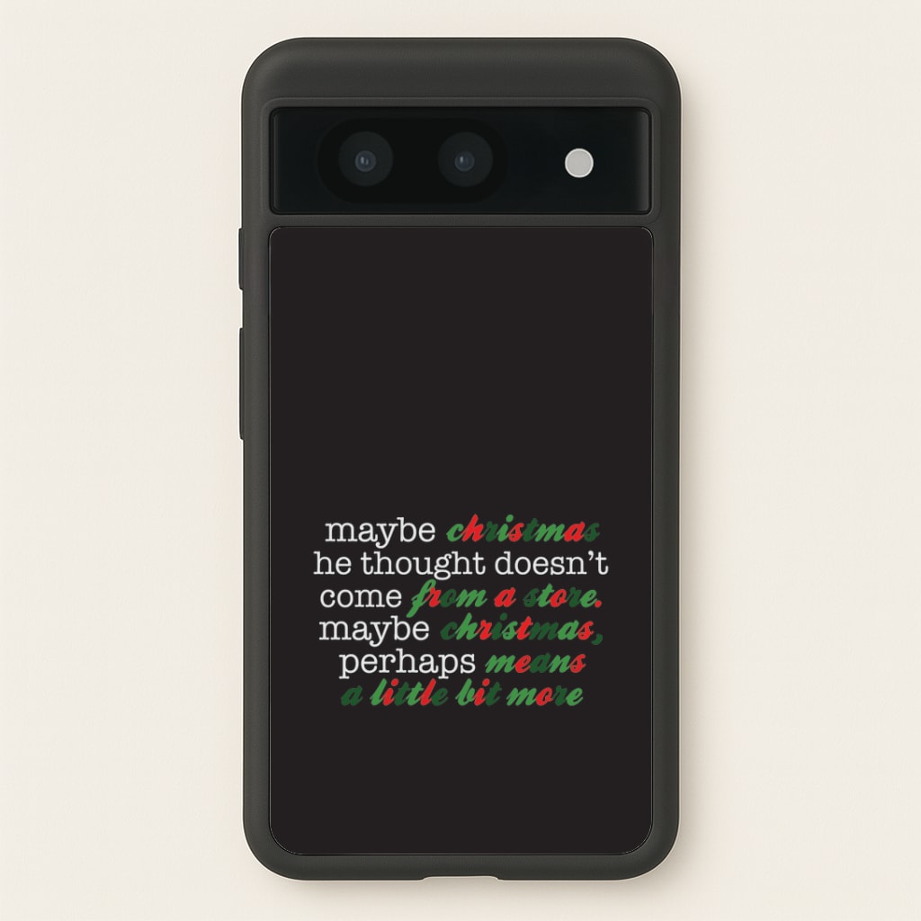 Green Creature Quote Google Pixel 8a Case