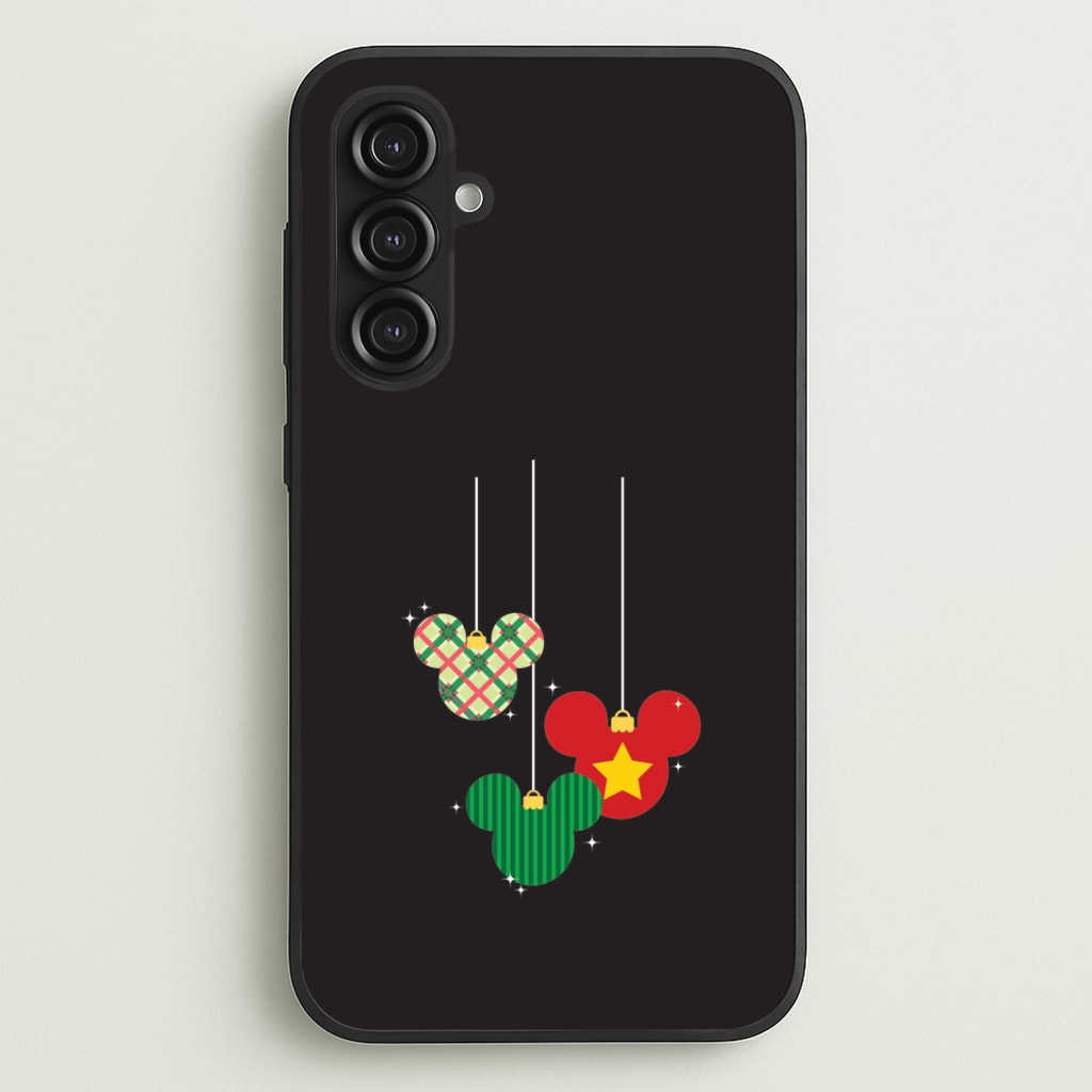 Cartoon Mouse Hanging Baubles Galaxy S23FE Case
