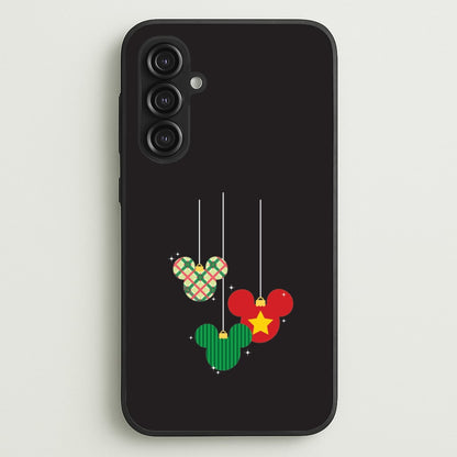 Cartoon Mouse Hanging Baubles Galaxy S23FE Case