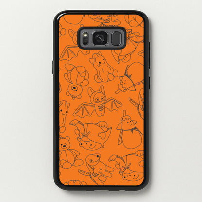 Halloween Plushies Pattern I - Halloween Galaxy S8 Case