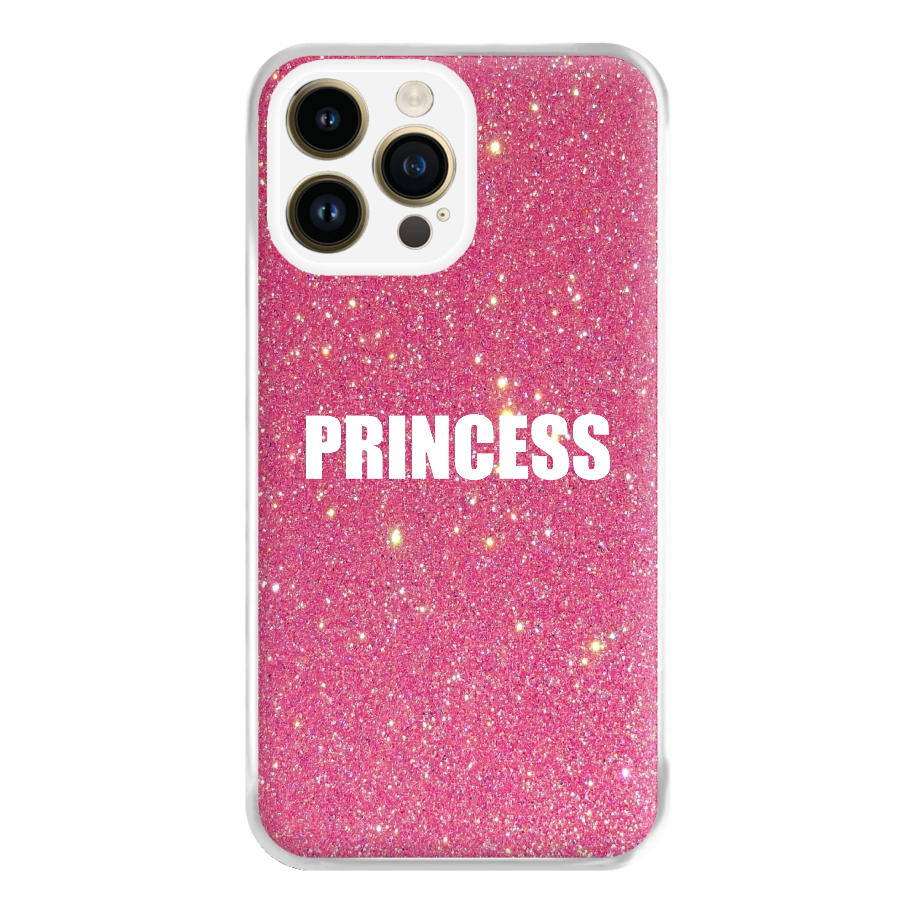 Glittery Pink Princess Phone Case