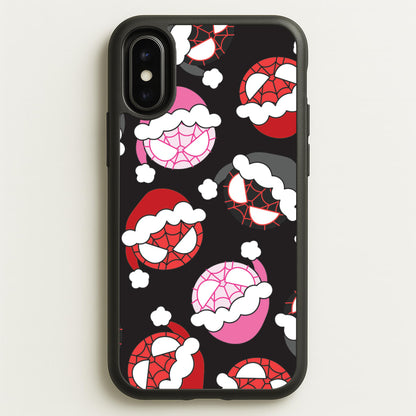 Spider Heroes Christmas Pattern iPhone X / XS Case
