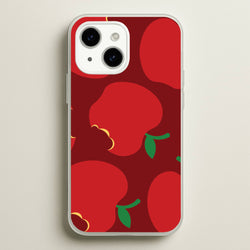 Teacher Apples Pattern iPhone 15 Plus Case