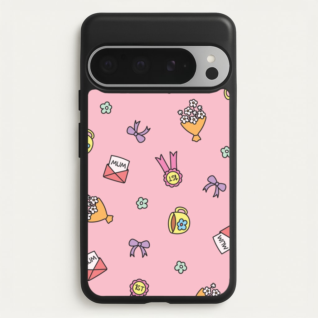 Mum Doodles Pattern Google Pixel 9 Pro XL Case