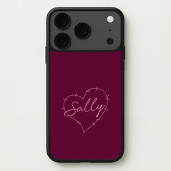 Stitched Heart Sally iPhone 17 Pro Case