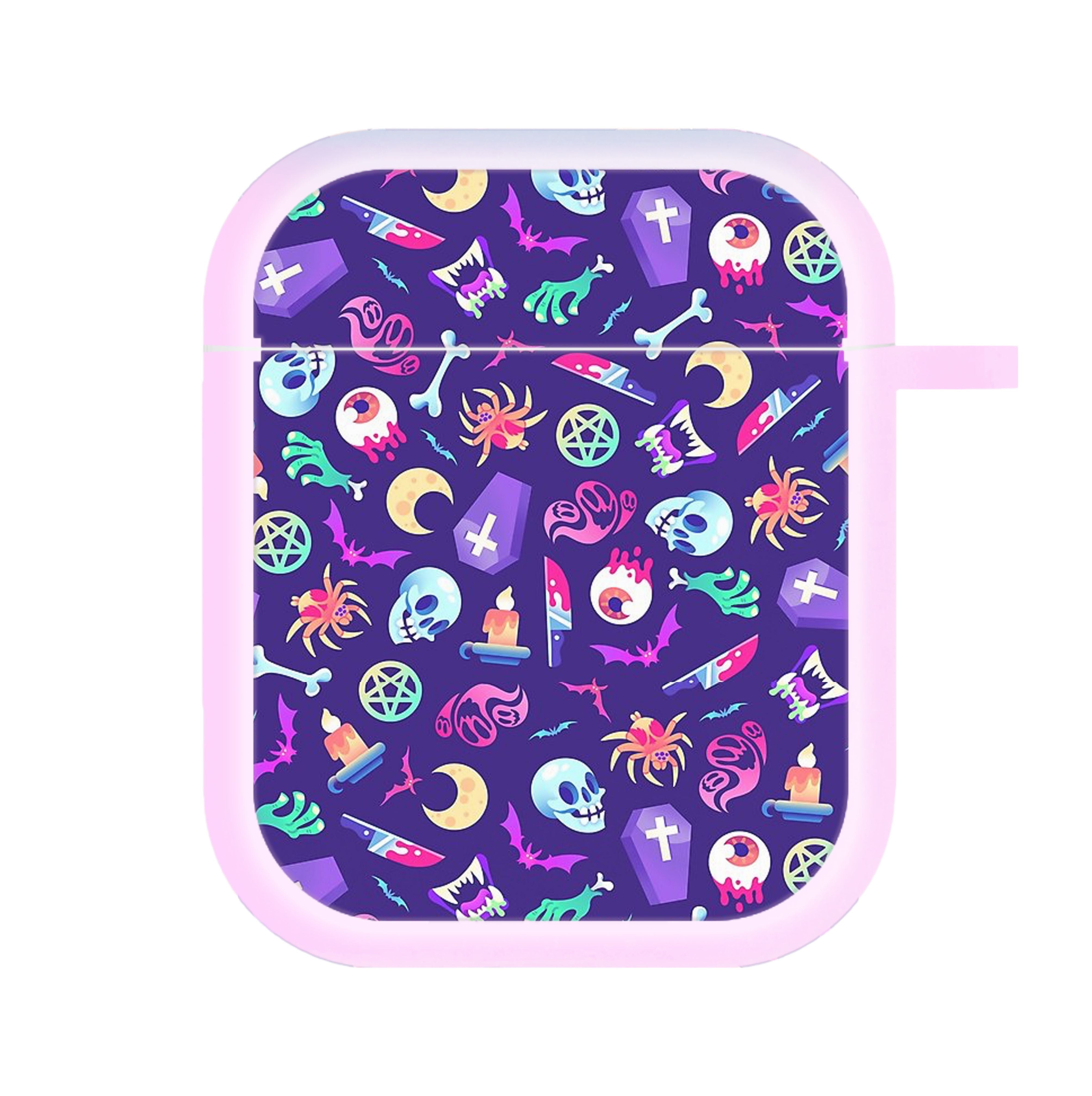 Horroriffic Halloween Pattern AirPods Case