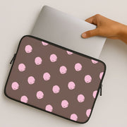 Chocolate & Strawberry Buttons Laptop Sleeve 2