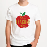 Apple Best Teacher Ever T-Shirt 4
